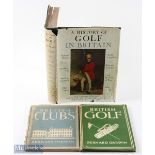 Darwin, Bernard Collection of Golf Books (3) to incl "A History of Golf In Britain" 1st ed 1952