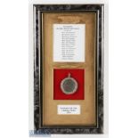 Rare 1871 Viewforth Golf Club "Challenge" silver medal - Hallmarked Edinburgh - the obverse engraved