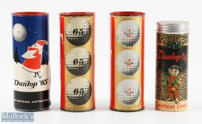 Collection of Various Dunlop Sixty Five and 65 Golf Ball Tubes c/w Wrapped Golf Balls - Early