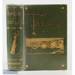 1903 Taylor on Golf by J H Taylor impressions, comments, and hints 48 illustrations - 3rd edition