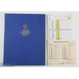 Royal North Devon Golf Club History signed - "A Centenary Anthology 1864-1964" published privately