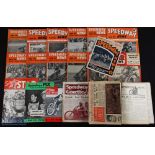 1930-1960 Speedway News Magazines a bound volume of speedway news April -September 1939, 3 loose