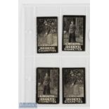 4x Ogden's Tabs Cigarette Real Photograph Ladies Golf Cards c1901 - 2x Miss Issette Pearson Runner