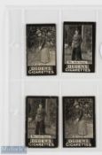 4x Ogden's Tabs Cigarette Real Photograph Ladies Golf Cards c1901 - 2x Miss Issette Pearson Runner
