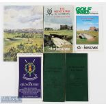 2x very early 1900s Old Golf Course St Andrews Course Guides by Walter Edwin Fairlie, and other