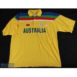 Vintage Replica Australia Illustrated Sports Clothing Cricket ISC Shirt - World Cup 1992, size XXL