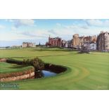 Graeme Baxter 2005 Open Championship, St Andrews giclee limited edition print - depicting the Old