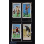 A Copes Golf Card No.11 golfer of the old school, plus 3 Park Drive champions cards no.30,31,32, the