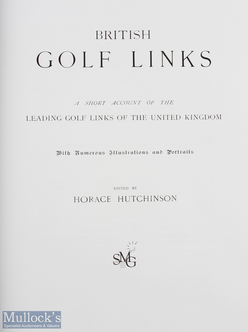 Hutchinson, Horace G - "British Golf Links - a short account of the leading golf links of the United - Image 2 of 2