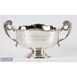Silver Brabazon Rhode Island Red Challenge Cup Trophy Bowl with inscription to front with