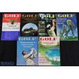 1965 'Golf Magazine' monthly US collection (6) - near complete run to incl Jan, Feb, March, May,