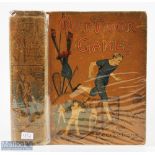 1892 Outdoor Games and Recreations - Hutchinson, a good decorative cloth board cover with 300+