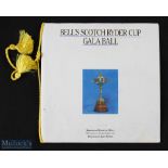 Rare 1985 Ryder Cup (Belfry) Golf Tournament Signed Gala Ball Dinner Menu - signed by both
