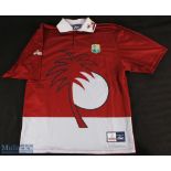 Vintage Replica Oasics West Indies Cricket ODI Shirt - England World Cup 1999, size L