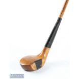 Fine (William) McFarlane Fereneze Golf Club Scare Neck Golden Persimmon Driver c1907 - with