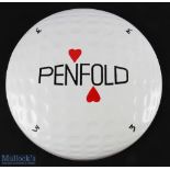 Penfold Ace 3 Golf Ball Advertising Sign Display a plastic golf ball display wall mountable -