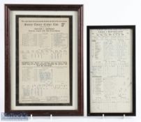 1948 England v Australia Essex v Australia Cricket Score cards, August 14th 1948 5-Day match at