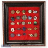 Collection of 25x early Golf Club Enamel Members and Ladies Pin Badges - mostly Scottish related