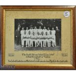 1929 Australia Cricket Tour Advertising Photograph for Viyella Sportswear, a group team b&w