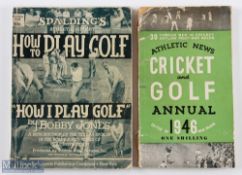 Bobby Jones - Spalding's Athletic Library Golf Instruction Series - "How to Play Golf" and "How I