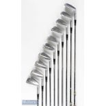 MacGregor 'Jack Nicklaus Muirfield 20th' Iron set (10) incl 2-9, PW and SW, marked 11D102 to