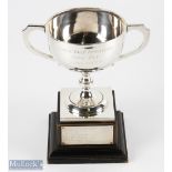 Silver Eugene Golf Association Zone Cup Ladies Section twin handled Trophy hallmarked London 1931