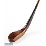 Fine W Anderson dark stained beech wood driver fitted with limber green heart shaft c1885 - the head