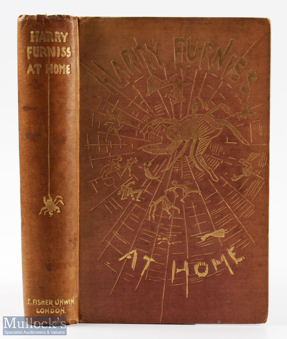 Harry Furniss (Humour) - "Harry Furniss at Home" 1st ed 1904 - publ'd Fisher Unwin London - in