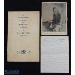 Gillon, Stair A, signed rare copy "The Honourable Company of Edinburgh Golfers - Muirfield 1891-