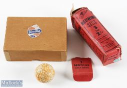 Scarce Redwing Golf Ball Card Box Tube, Ball and Silver King golf ball box (3) - Redwing Made in