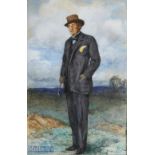 Clement Flower, RA (Exh 1899-1908) - "Thomas Lister, 4th Baron of Ribblesdale - Captain of Sandy