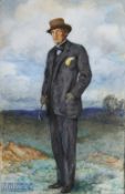 Clement Flower, RA (Exh 1899-1908) - "Thomas Lister, 4th Baron of Ribblesdale - Captain of Sandy