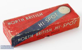 Interesting Early North British Rubber Co Edinburgh "North British Hi Spot" Golf Ball Box c1912 -