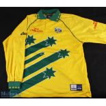 Vintage Replica Oasics Australia Cricket ODI Shirt - England World Cup 1999, size XL