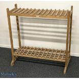 Period Oak Golf Club Rack Stand a Bryant Product British and Best made in England, will hold up to