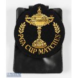 Rare Official PGA Cup Gold Embroidered Executive Member of The PGA Blazer Breast Pocket Crest - only