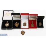 Various Golf Medals (6) all in varying styles and shapes to incl Castle Bromwich Golf Club won by