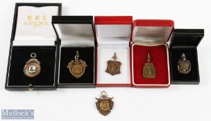 Various Golf Medals (6) all in varying styles and shapes to incl Castle Bromwich Golf Club won by