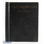 Early 1930s US Golf Instruction Book - Dunn, Seymour - "Golf Fundamentals" 1st ed 1930 - Lake Placid