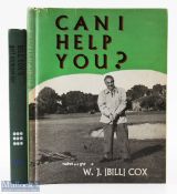 Cox W.J. (Bill) signed golf books (2) - titled "Can I Help You? The Guide to Better Golf" 1st ed