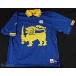 Vintage Replica Oasics Sri Lanka Cricket ODI Shirt - England World Cup 1999, size XXL