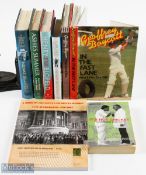 Signed Cricket Books: to include a Thirst for Life - Henry Blofeld 2000, Over and Out - Henry