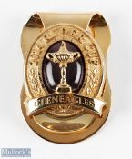 2014 Official Ryder Cup Presentation Gilt embossed and engraved Players/Official Money Clip - played