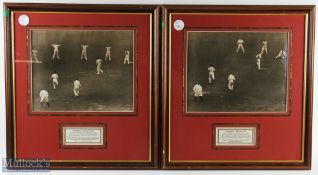 1932 Gentlemen v Players Cricket Photographs, 2 large photographs of the match played at Lords