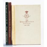 3x Golf Histories Books - Wellingborough Golf Club 1893-1993 Ralph Grey Jones, The story of Oak Hill