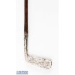 1912 Silver Hallmarked Presentation putter 'To Walter Summers by Halesowen Golf Club' with full