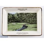 Kimberton USA Ceramic Decorative Golf Wall Plate Dish - to commemorate the 1966 USGA Amateur Golf