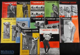 1932 The American Golfer Monthly Magazines (12) - complete run from Jan - Dec - edited by