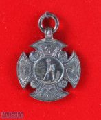 1907 Worcestershire Golf Club (Inst.1879) silver medal - the obverse embossed with a period