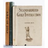 Collection of Early American Golf Instructions Books from 1916 onwards (3) - John Duncan Dunn "The
